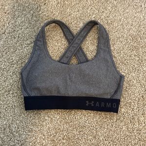 Gray Under Armor, sports bra!